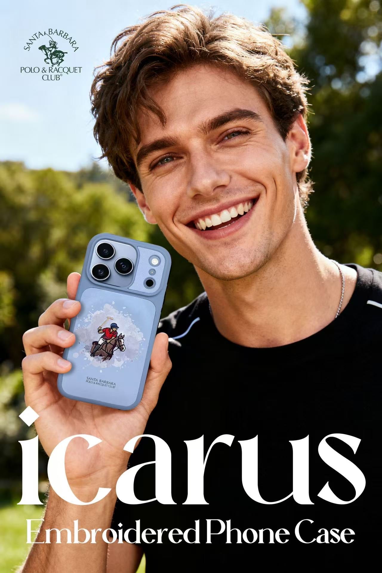 Santa Barbara Polo ICARUS Series Case For iPhone 17 Pro / 18 Pro (Blue)