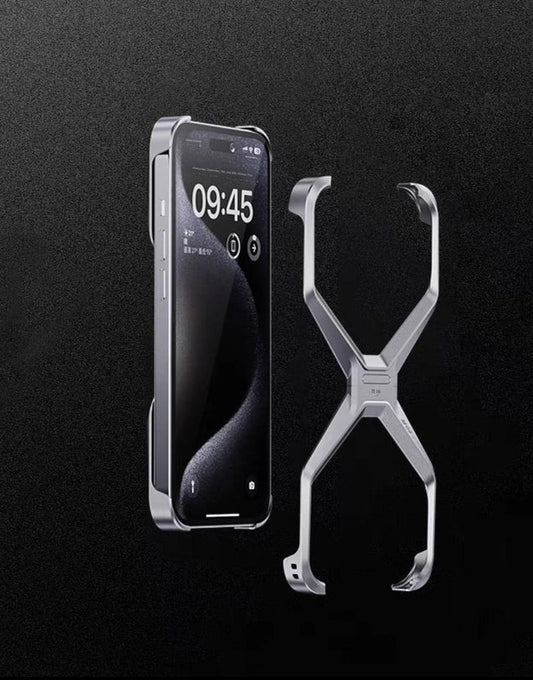 X Metal Bumper for iPhone 15 (Grey)