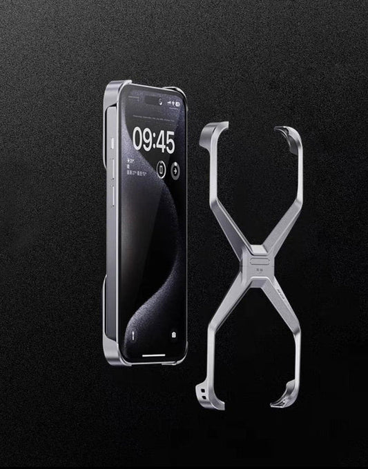 X Metal Bumper for iPhone 15 Pro (Grey)