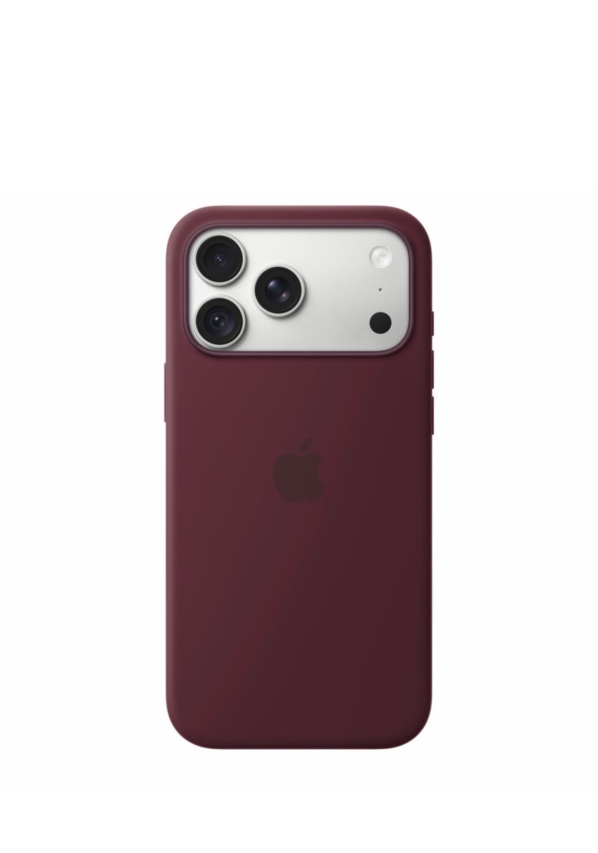 Logo Silicon Case for iPhone 17 Pro / 18 Pro (Burgundy) (Code:5149)