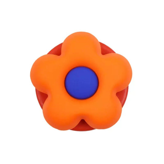 Floral Design MagSafe Pop Socket (Orange)