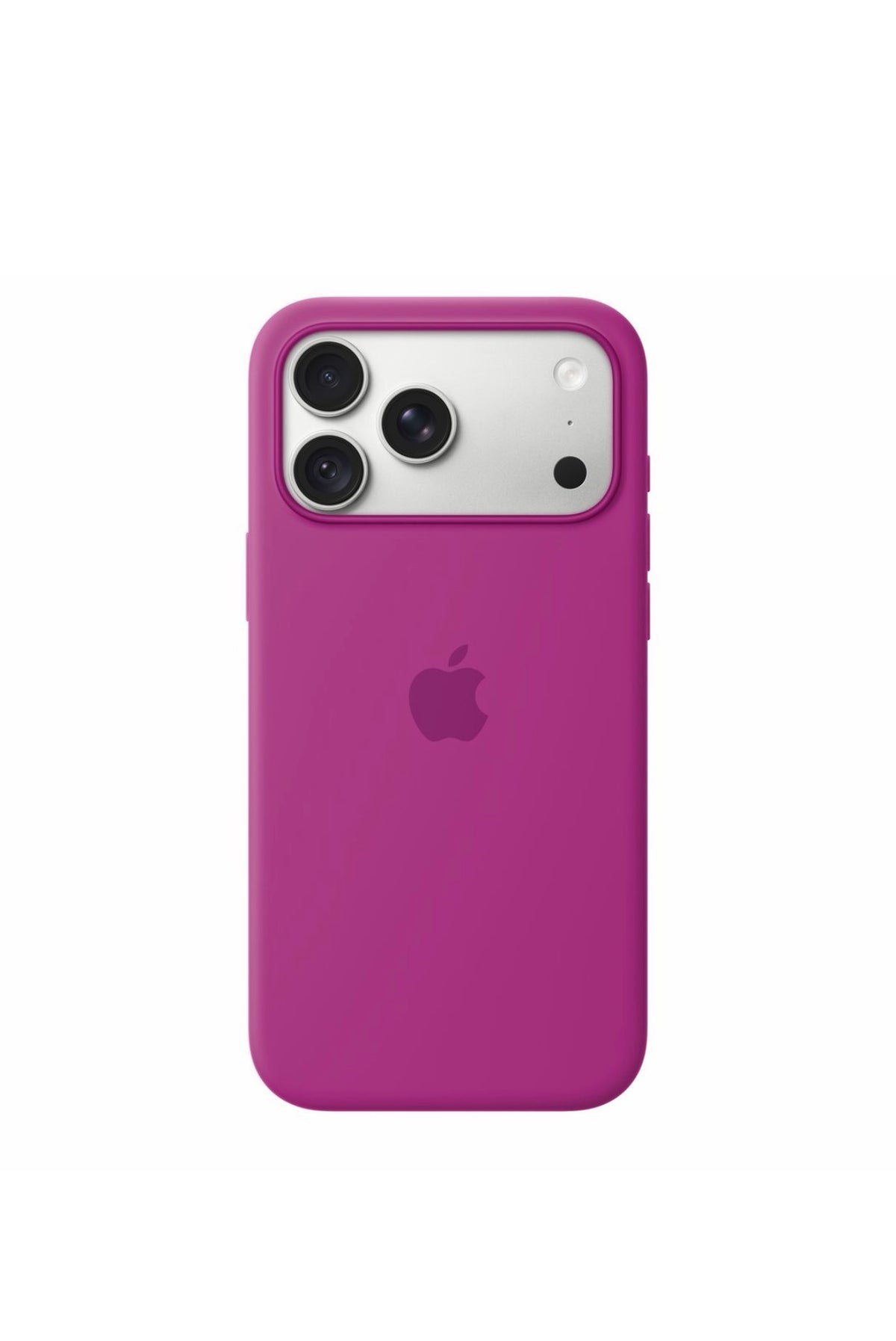Logo Silicon Case for iPhone 17 Pro / 18 Pro (Magenta) (Code:5153)