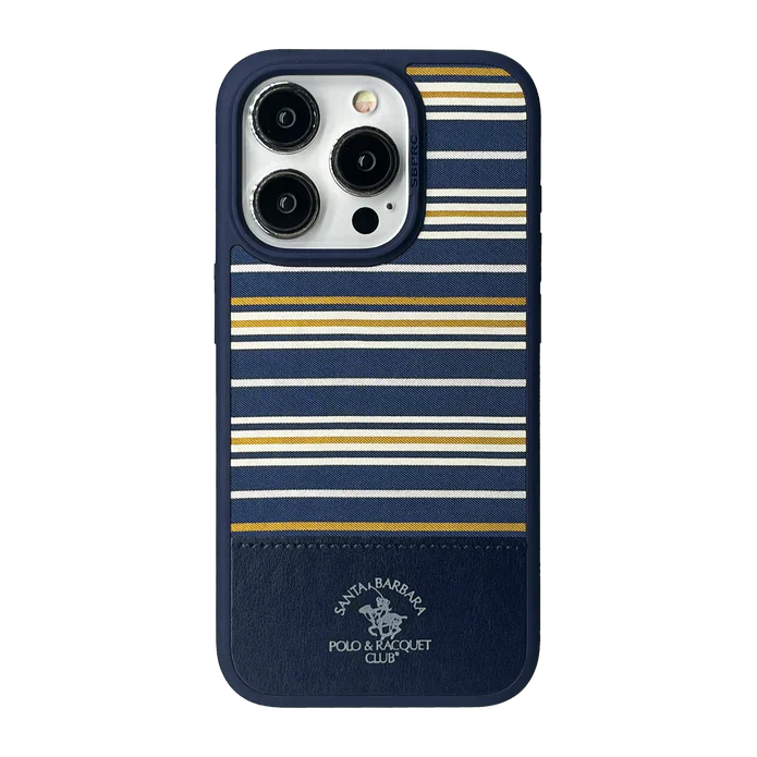 Santa Barbara Polo Raquet Club ISAAC Series for iPhone 15 (BLUE) (MAGSAFE COMPATIBLE)