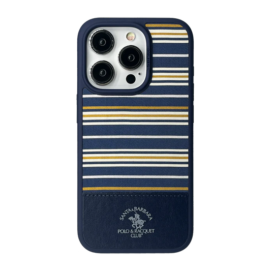 Santa Barbara Polo Raquet Club ISAAC Series for iPhone 15 Pro Max (BLUE) (MAGSAFE COMPATIBLE)