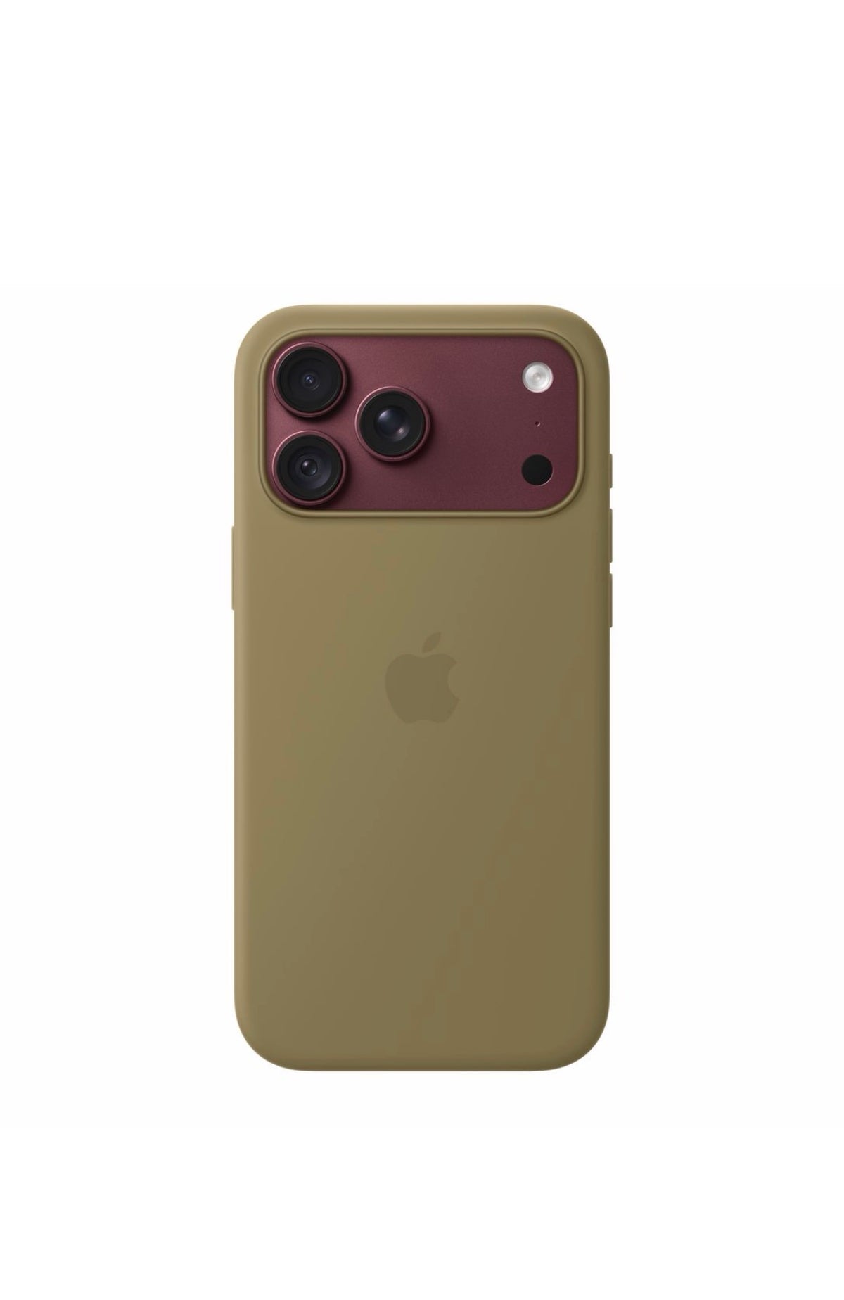 Logo Silicon Case for iPhone 17 Pro / 18 Pro (Olive) (Code:5150)