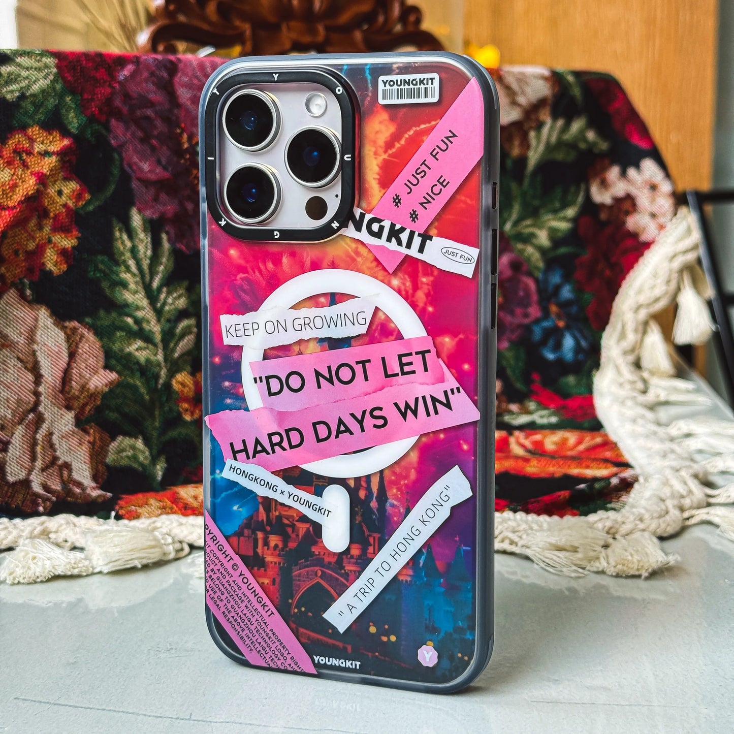 YOUNGKIT City Series Where Urban Vibes Stick City Lights Case for iPhone 16 Pro Max