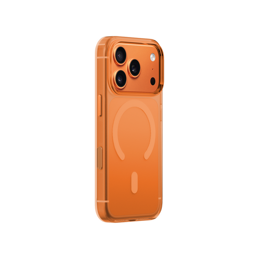 KZDOO Iceguard Transparent Series Magsafe Case for iPhone 17 Pro Max (Transparent Orange)