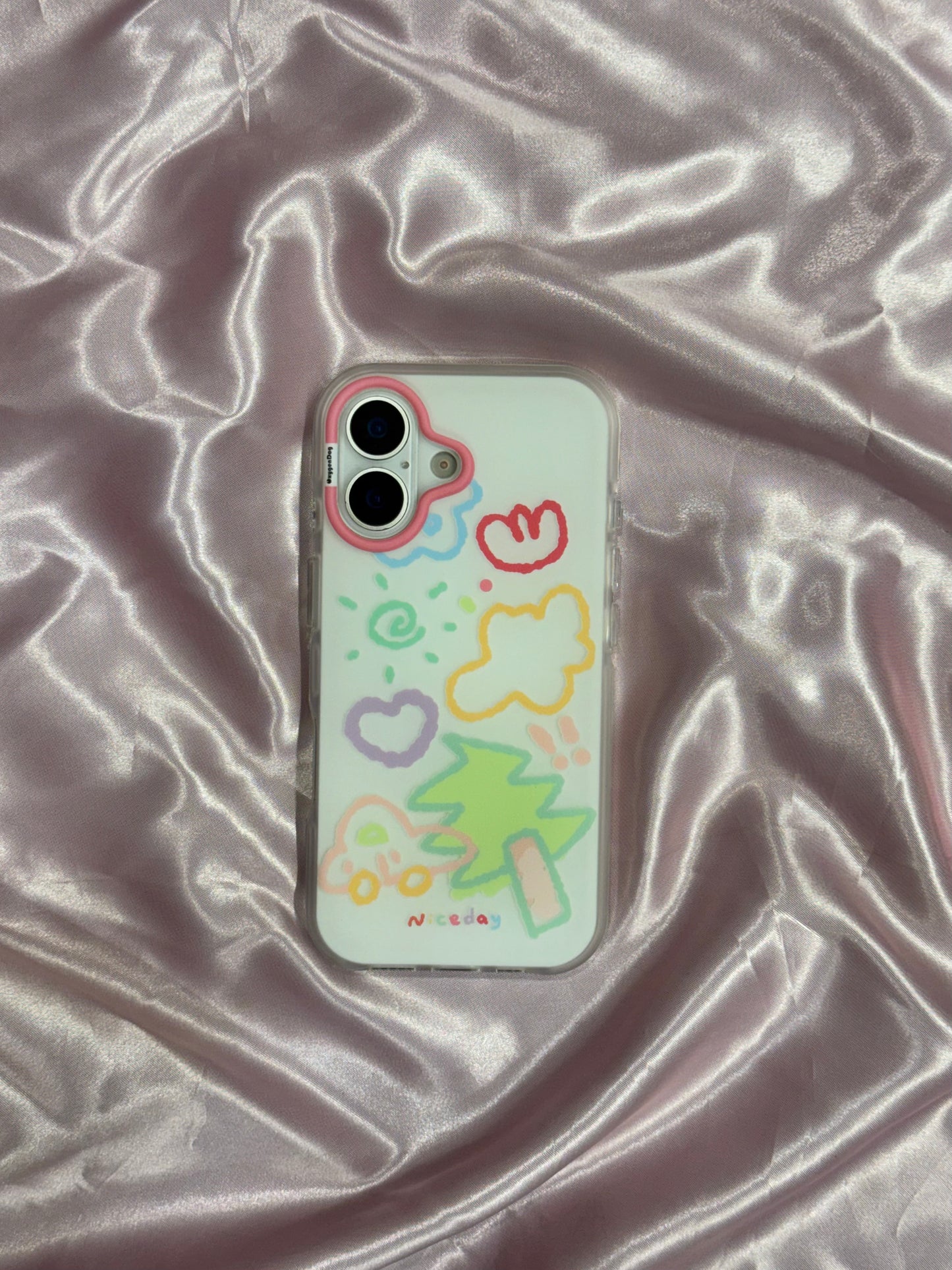 Cartoon Designer Matte Finish Case for iPhone 17