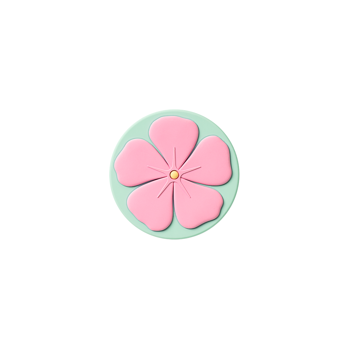 Snappy Floral MagSafe Grip Stand Pop Socket (Pink)