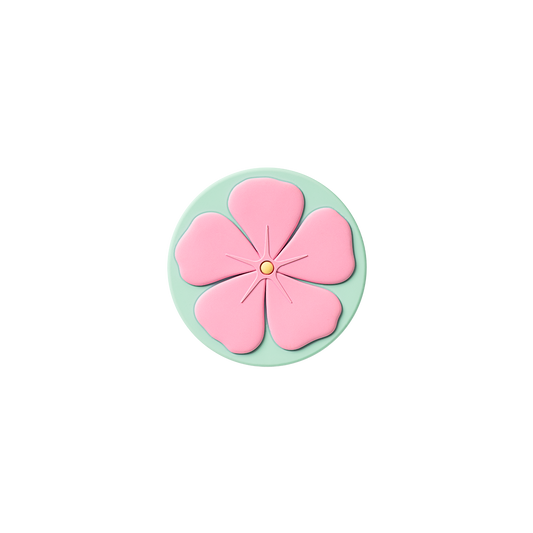 Snappy Floral MagSafe Grip Stand Pop Socket (Pink)