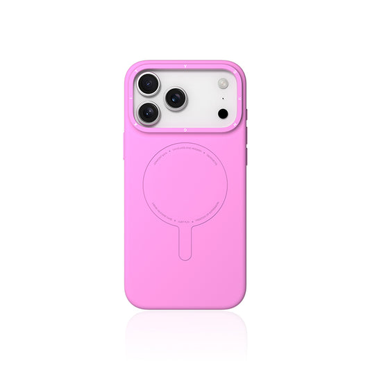 YOUNGKIT Morandi Silicon Case for iPhone 17 Pro (PINK)