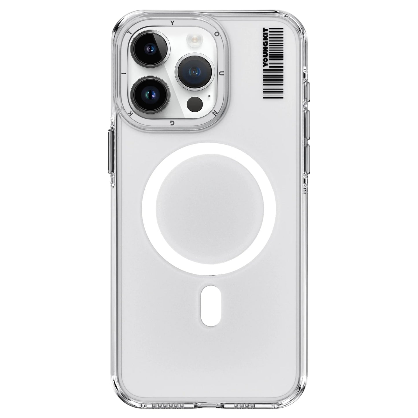 YOUNGKIT Transparent Crystal Shield - Non Yellowing  Case for iPhone 16 ProMax (Transparent)