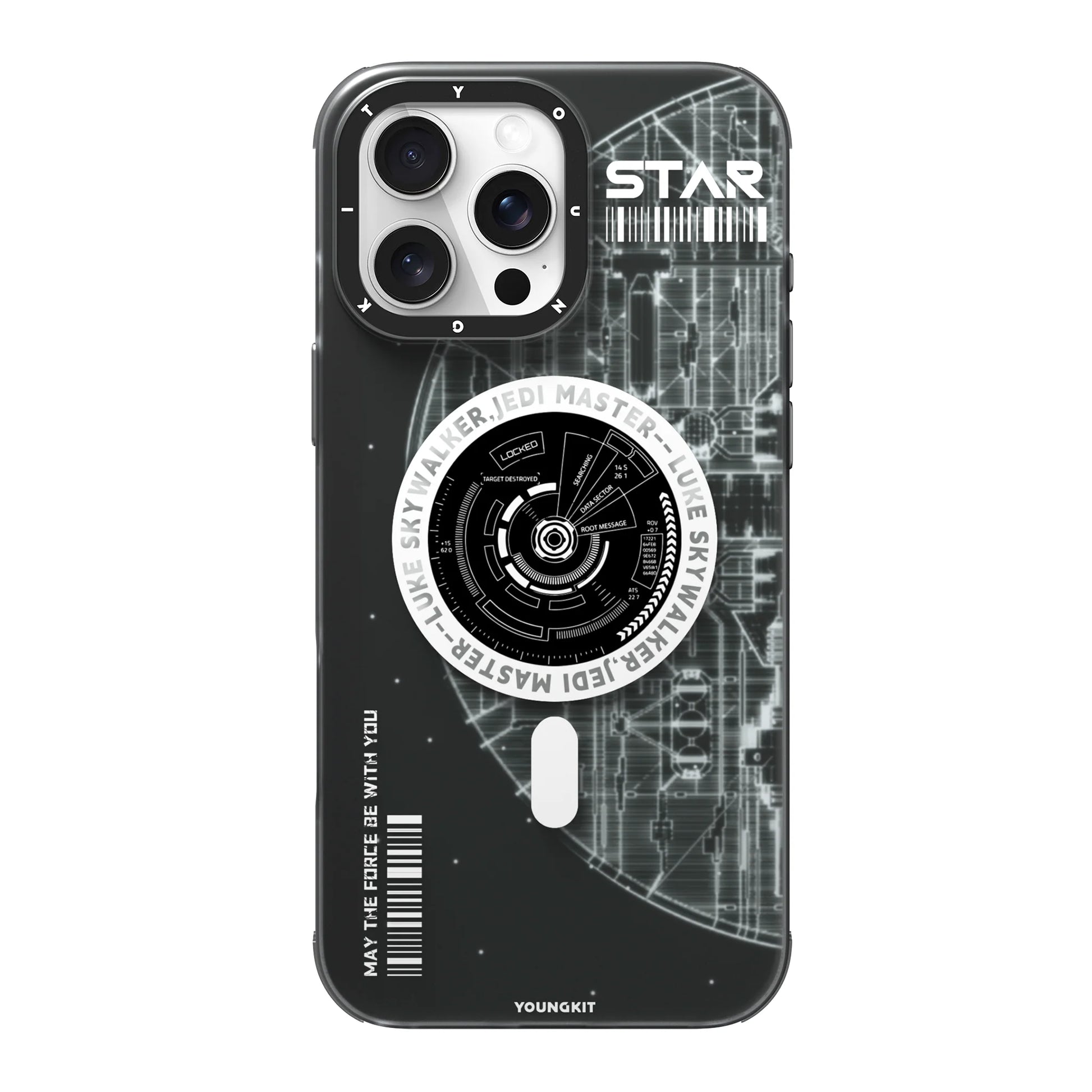 YOUNGKIT Star Wars Edition Space Design Case for iPhone 16 Pro Max YOUNGKIT Star Wars Edition Space Design Case for iPhone 16 Pro Max
