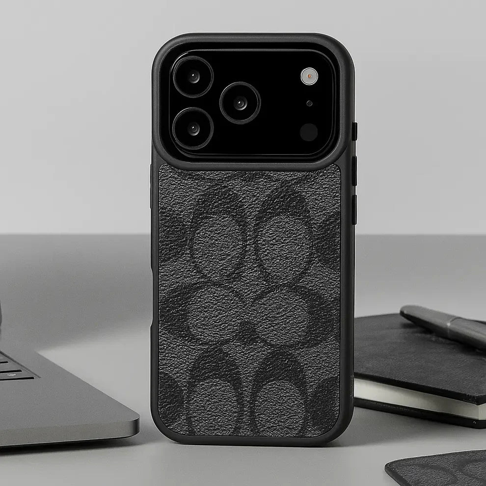 Luxury Branded Magsafe Compatible Case with Magsafe Wallet for iPhone 17