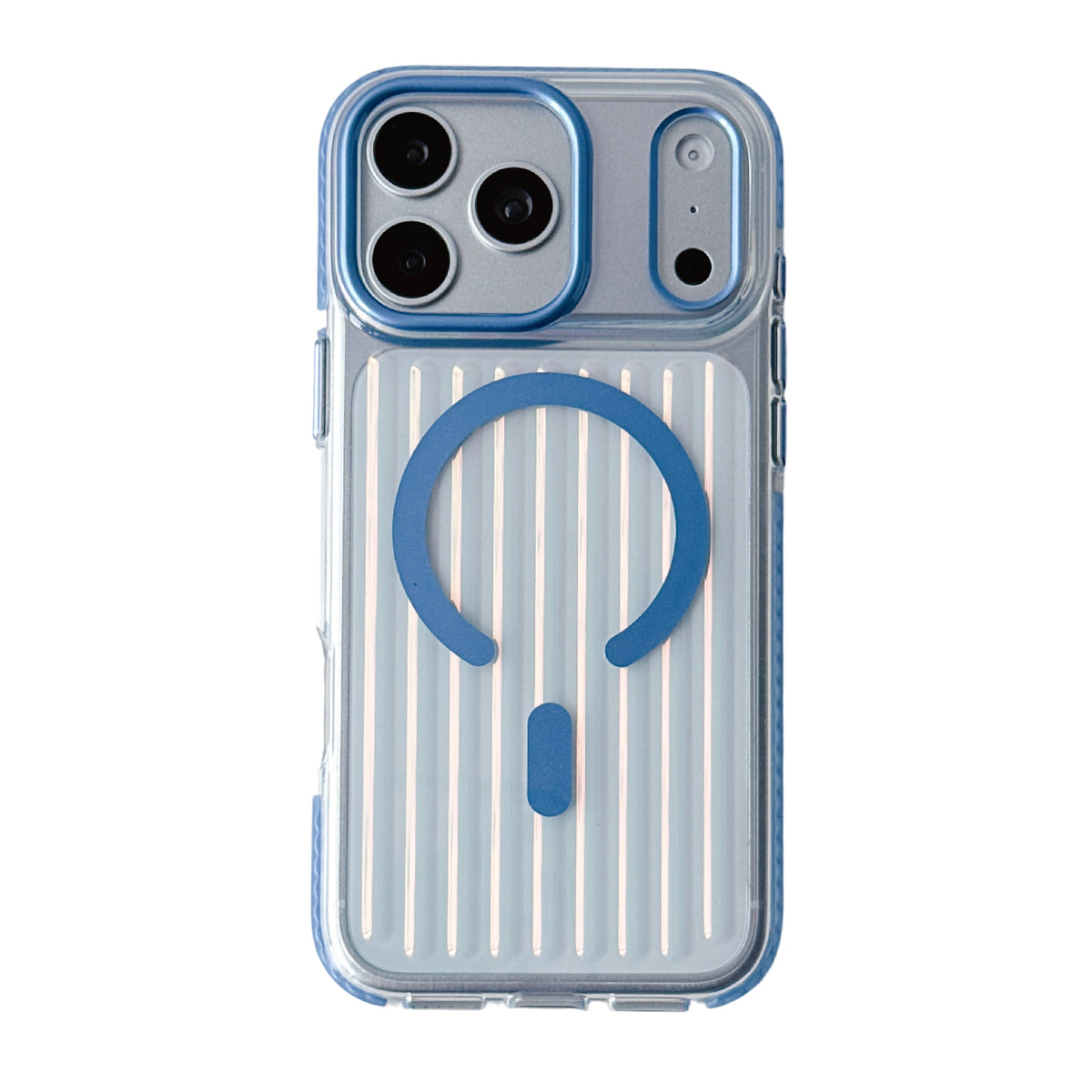 Glossy Aurora Reflection MagSafe Case For iPhone 17 Pro / 18 Pro (Glacier Blue)