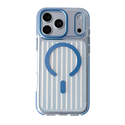 Glossy Aurora Reflection MagSafe Case For iPhone 17 Pro / 18 Pro (Glacier Blue) (Code:5023)