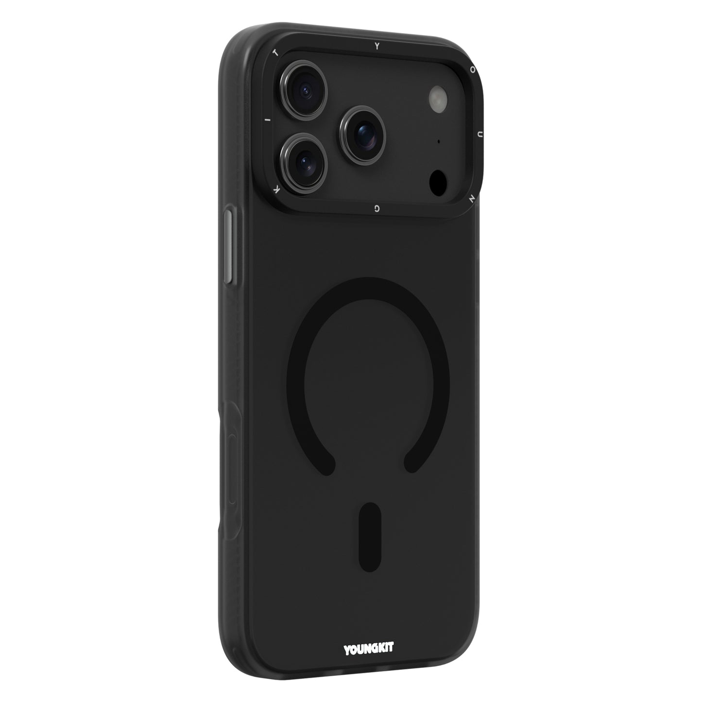 YOUNGKIT Hidden Sand Series Magsafe Case for iPhone 17 Pro Max (Black)