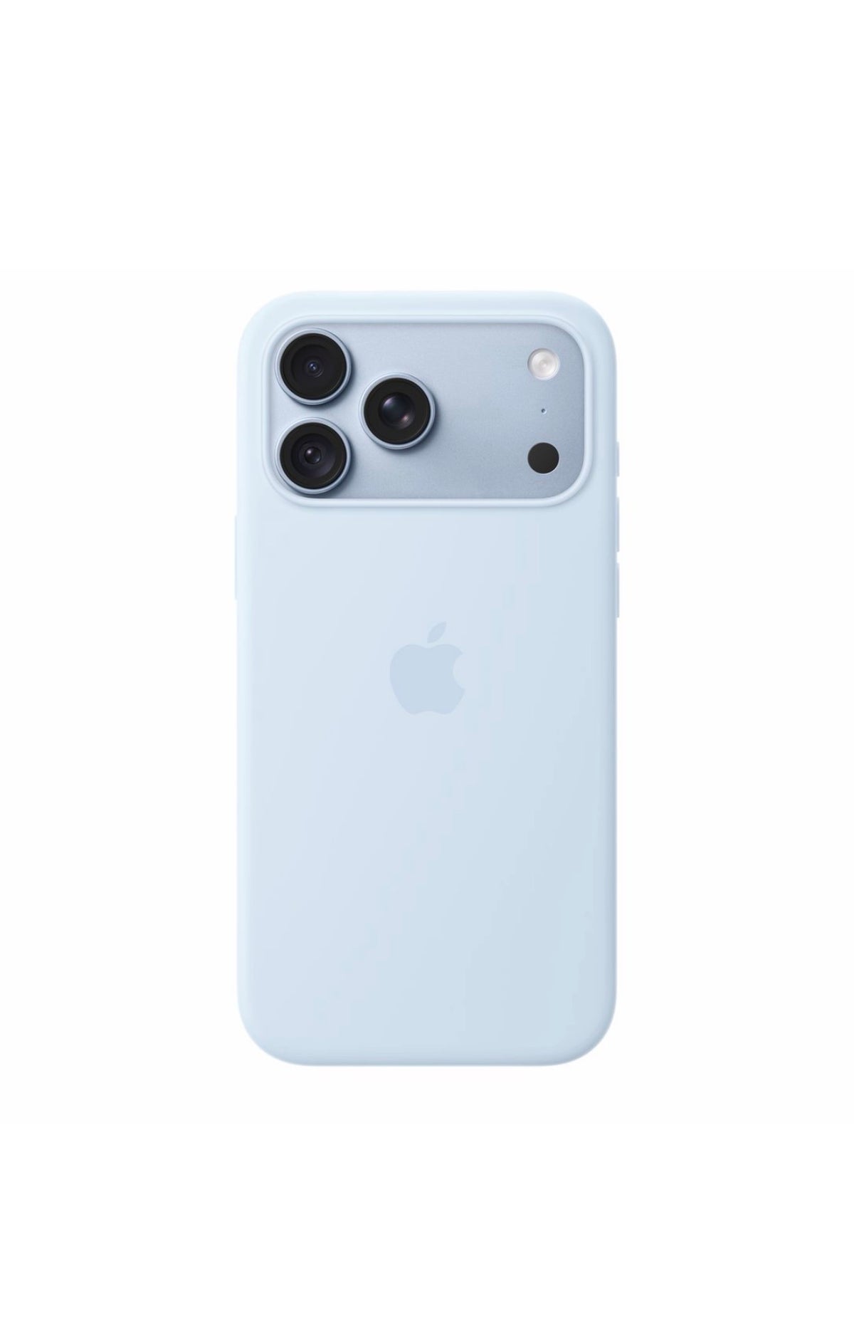 Logo Silicon Case for iPhone 17 Pro Max / 18 Pro Max (Crisp Blue) (Code:5156)