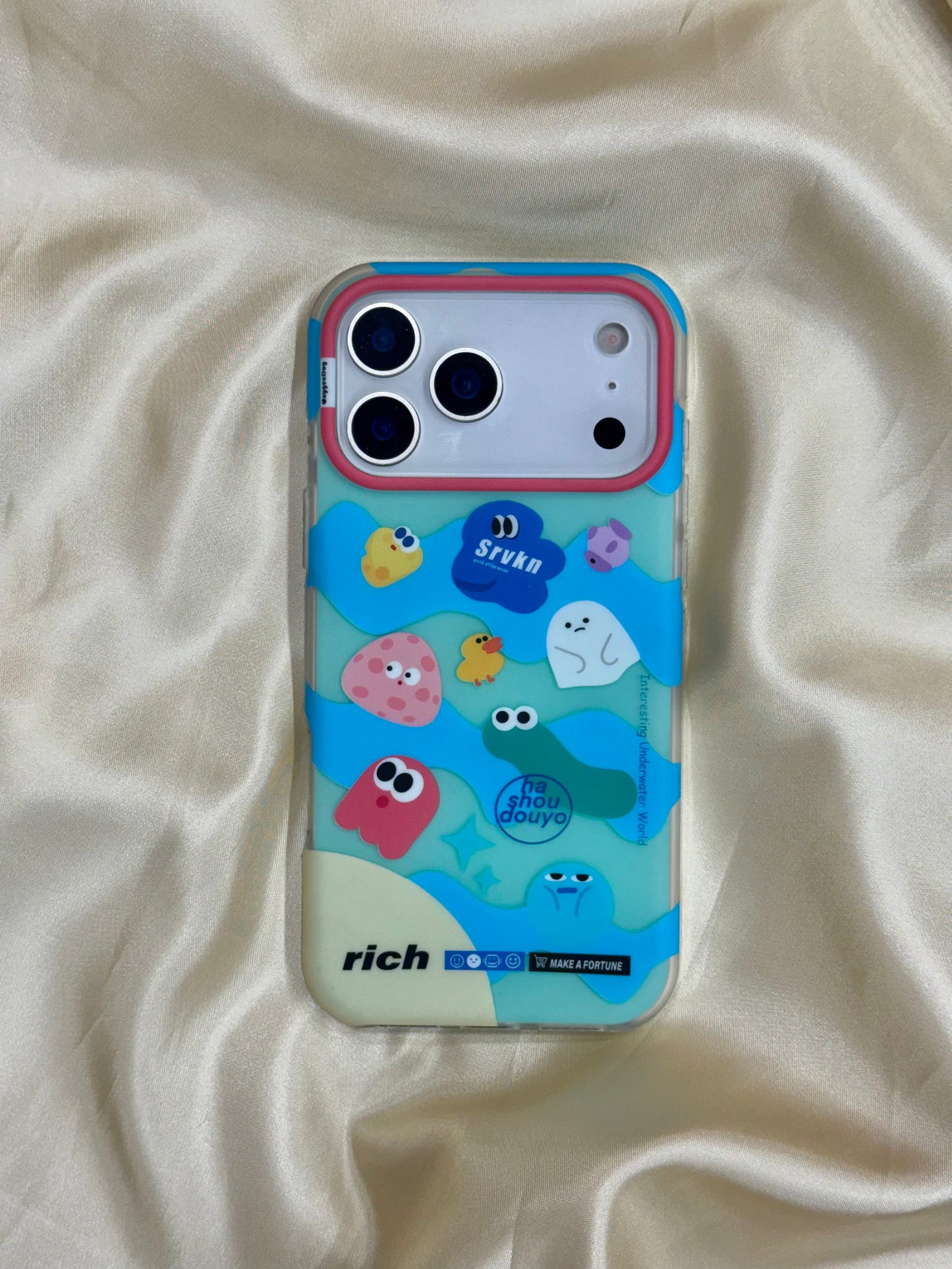Cartoon Designer Matte Finish Case for iPhone 17 Pro Max
