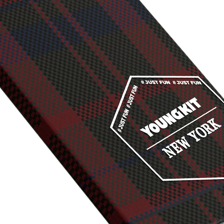 YOUNGKIT City Series NEW YORK 1500D Kevlar Carbon Fibre Magsafe Retro Case for iPhone 15 Pro