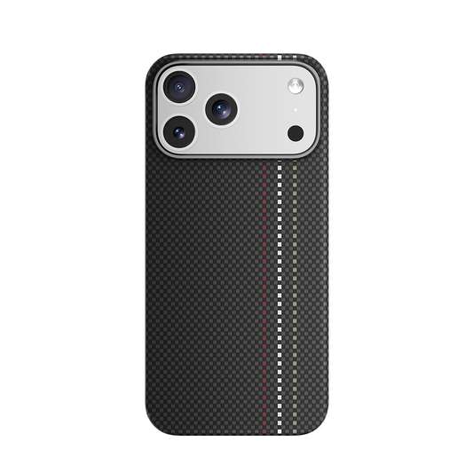 Genuine Kevlar Carbon Fibre Ultra Slim Case for iPhone 17 Pro Max (Black)