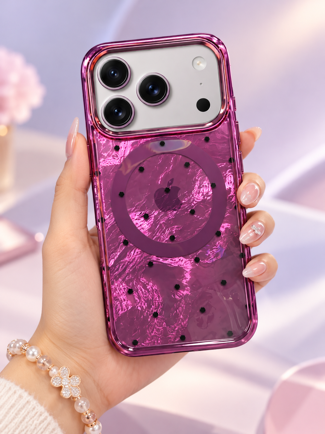 Girlish Designer Case For iPhone 17 Pro / 18 Pro (Design 15) (Code:5192)