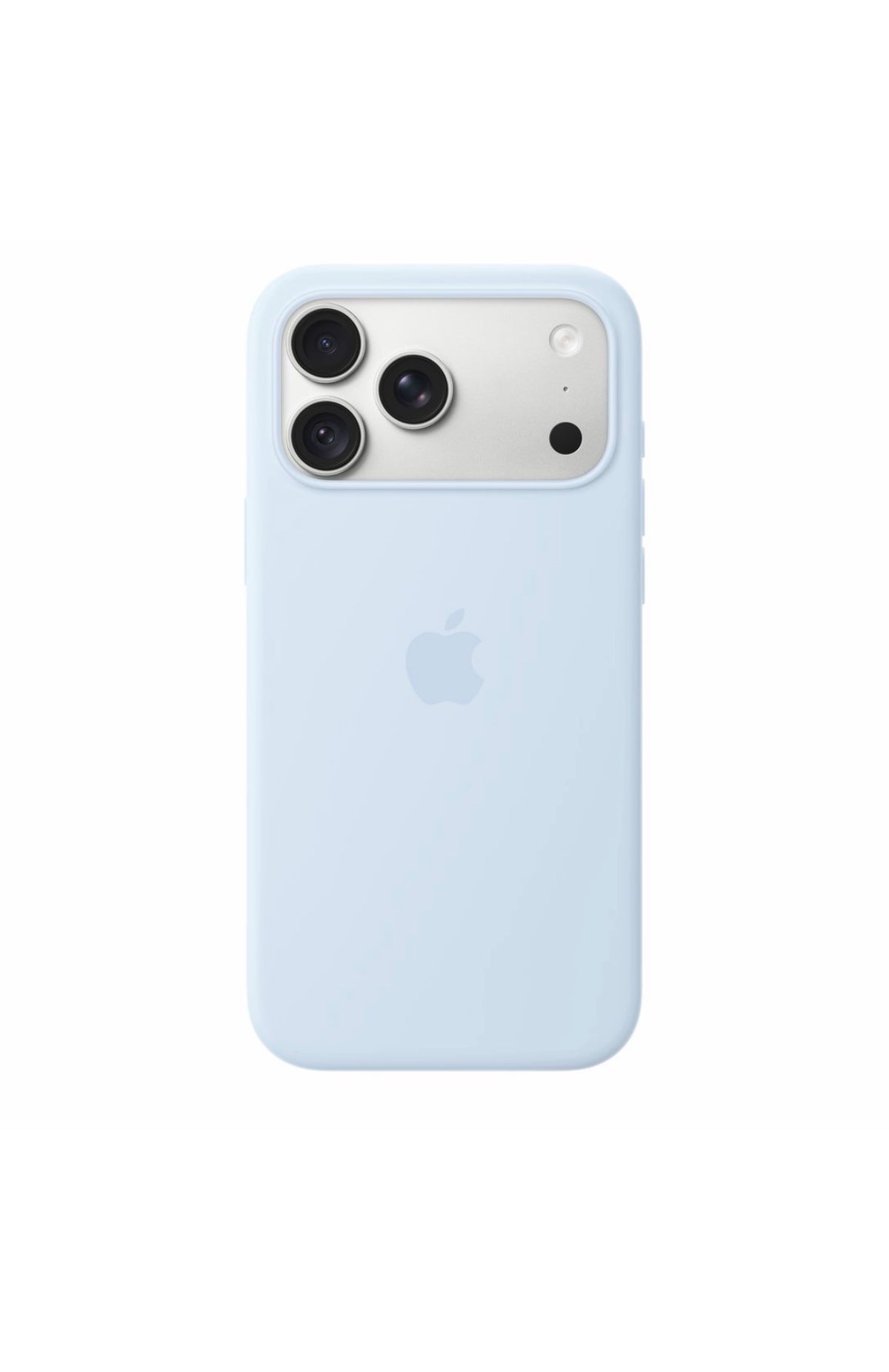 Logo Silicon Case for iPhone 17 Pro Max / 18 Pro Max (Crisp Blue) (Code:5156)