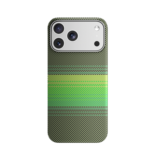 Genuine Kevlar Carbon Fibre Ultra Slim Case for iPhone 17 Pro Max (Green)