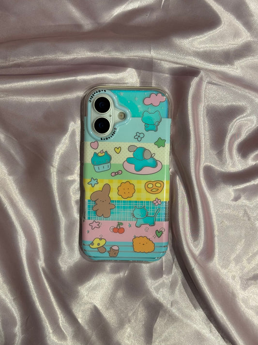 Cartoon Designer Matte Finish Case for iPhone 17