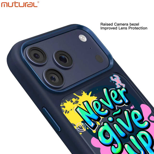 3D Silicon Designer iPhone Case for iPhone 17 Pro (Navy Blue)