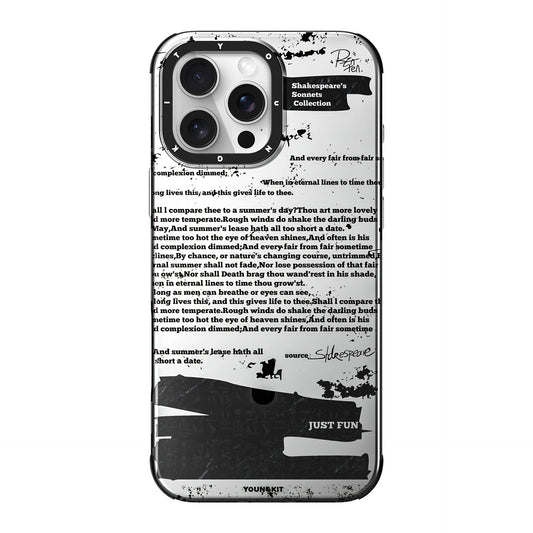 Youngkit Art Series Shakespeare Designer Matte Finish Case for iPhone 16 Pro