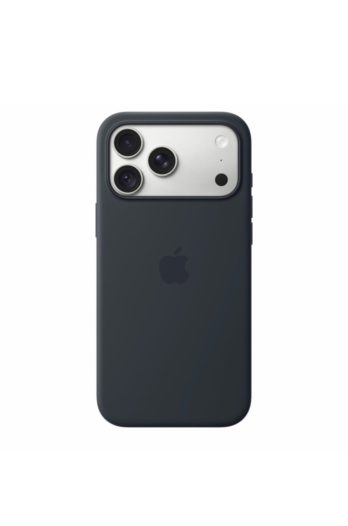 Logo Silicon Case for iPhone 17 Pro Max / 18 Pro Max (Navy Blue) (Code:5157)