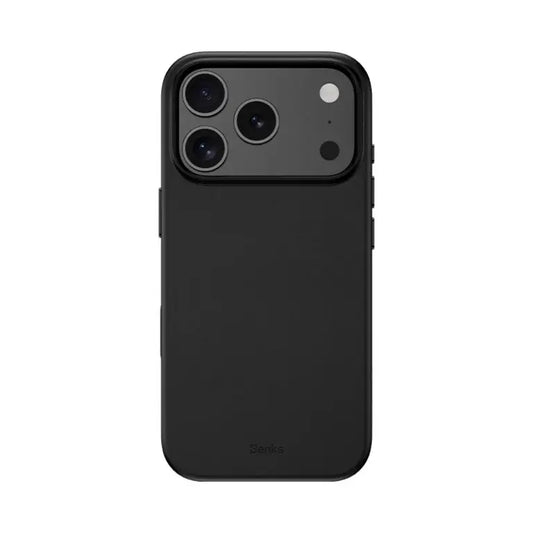 BENKS Vita Pro Series Genuine PU Leather Case for iPhone 17 Pro Max (BLACK)