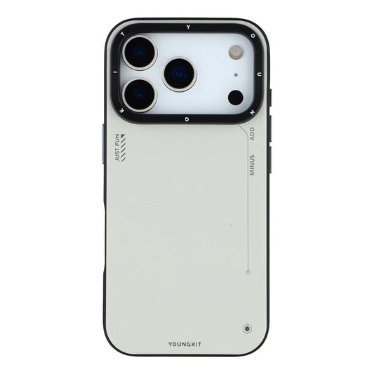 YOUNGKIT Matte Finish Leather Cover with Magsafe for iPhone 17 Pro Max (GREY)