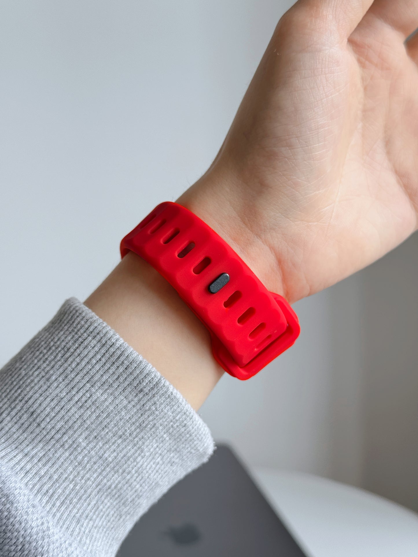 New Style Silicon Watch Band 38/40/41/42 mm (Red)