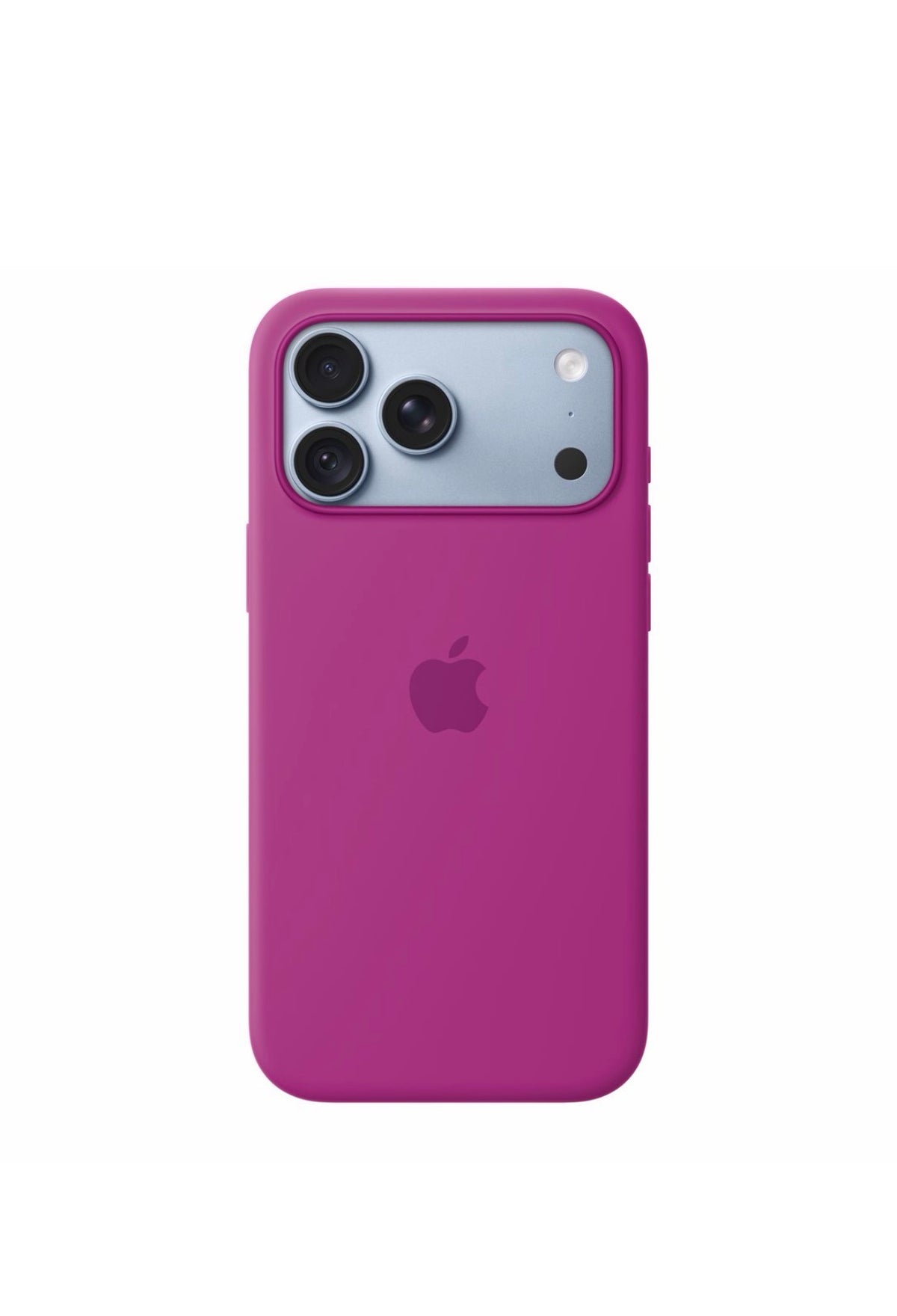 Logo Silicon Case for iPhone 17 Pro / 18 Pro (Magenta) (Code:5153)