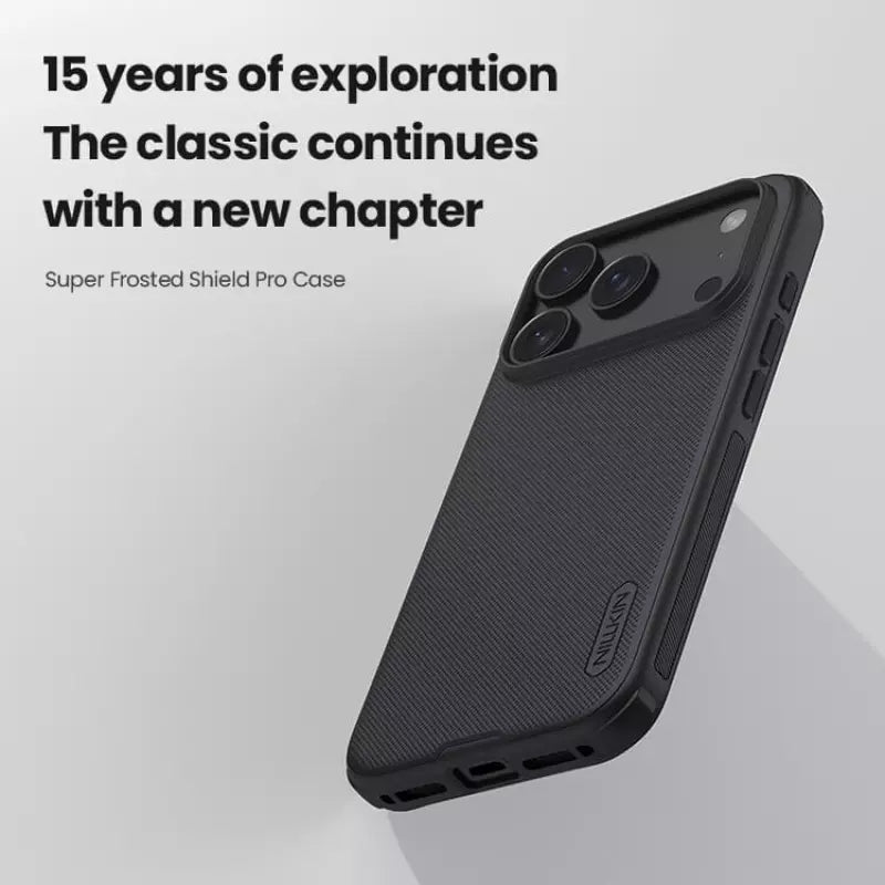 Nillkin Super Frosted Shield Pro Matte cover case for Apple iPhone 17 Pro Max (BLACK)