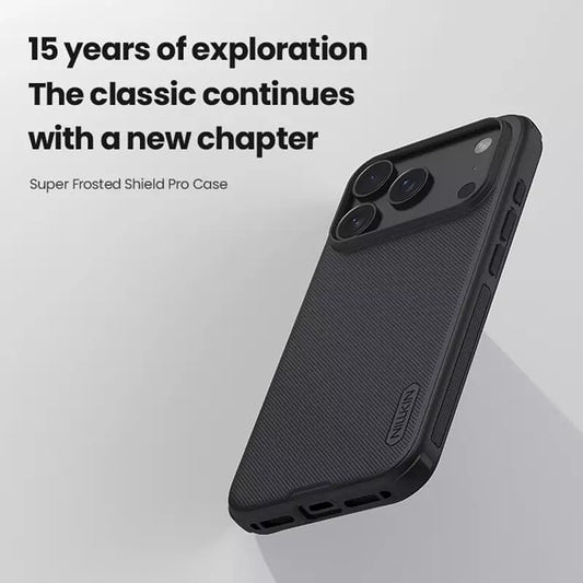 Nillkin Super Frosted Shield Pro Matte cover case for Apple iPhone 17 Pro Max (BLACK)