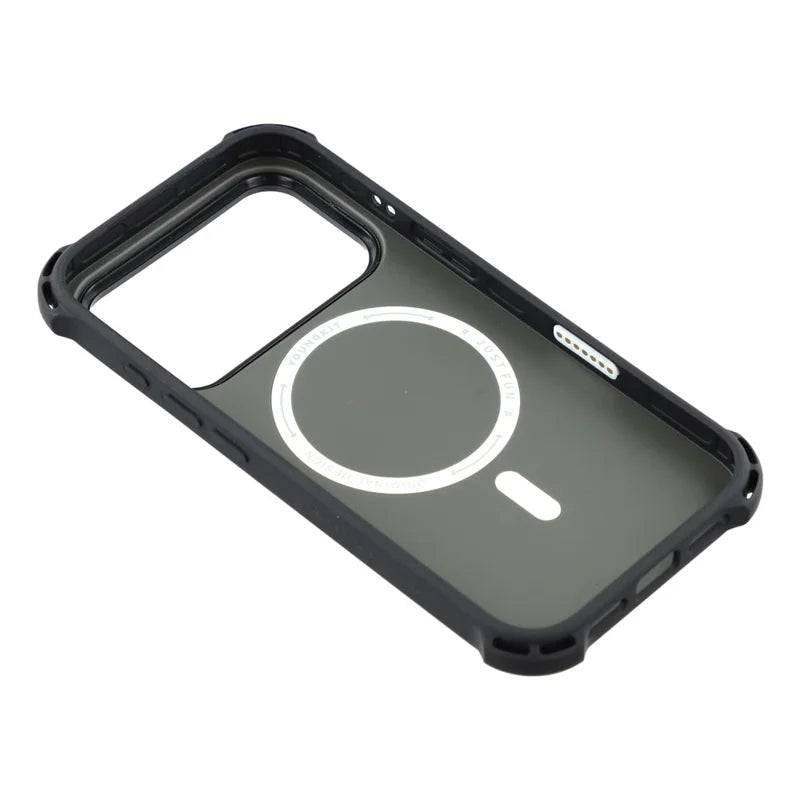 YOUNGKIT Suitcase Textured Luggage Series Magsafe Case for iPhone 17 Pro Max (Black)