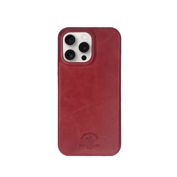 Santa Barbara Polo Raquet Club Elton Series for iPhone 15 (Maroon)