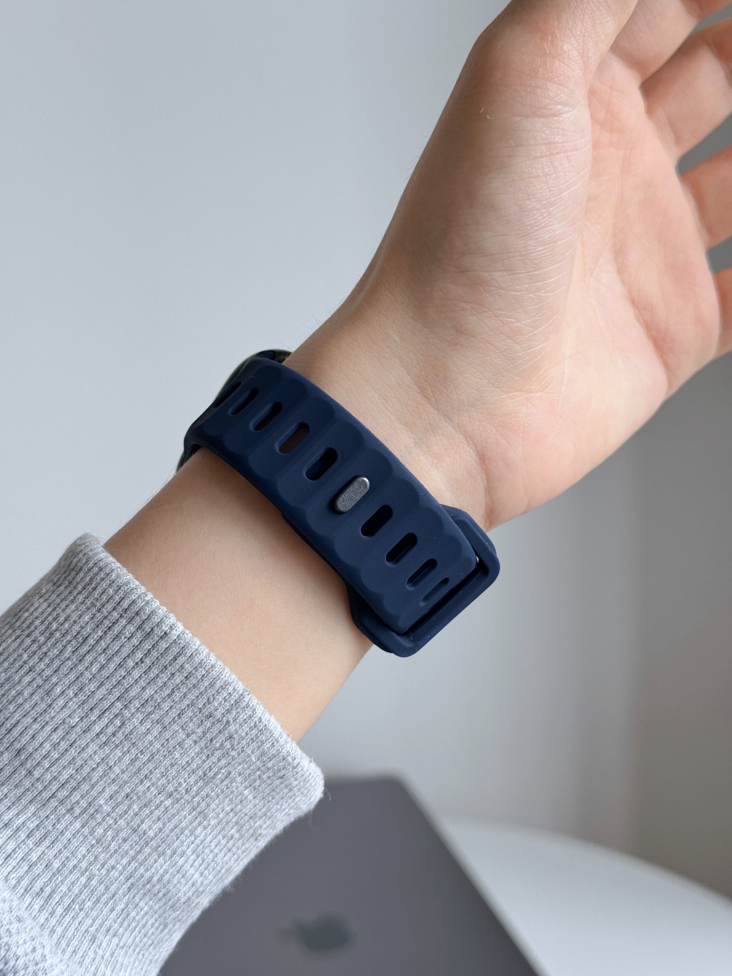 New Style Silicon Watch Band 38/40/41/42 mm (Navy Blue)