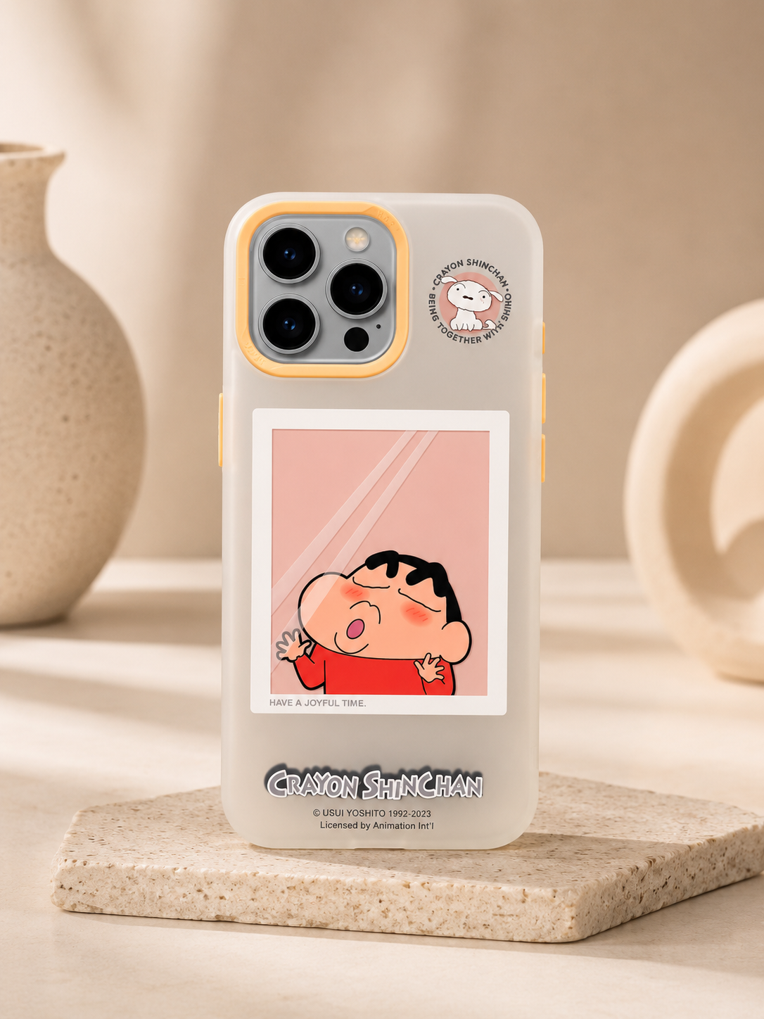 Rock Matte Finish Series Case For iPhone15 Pro (Kisshinchan)