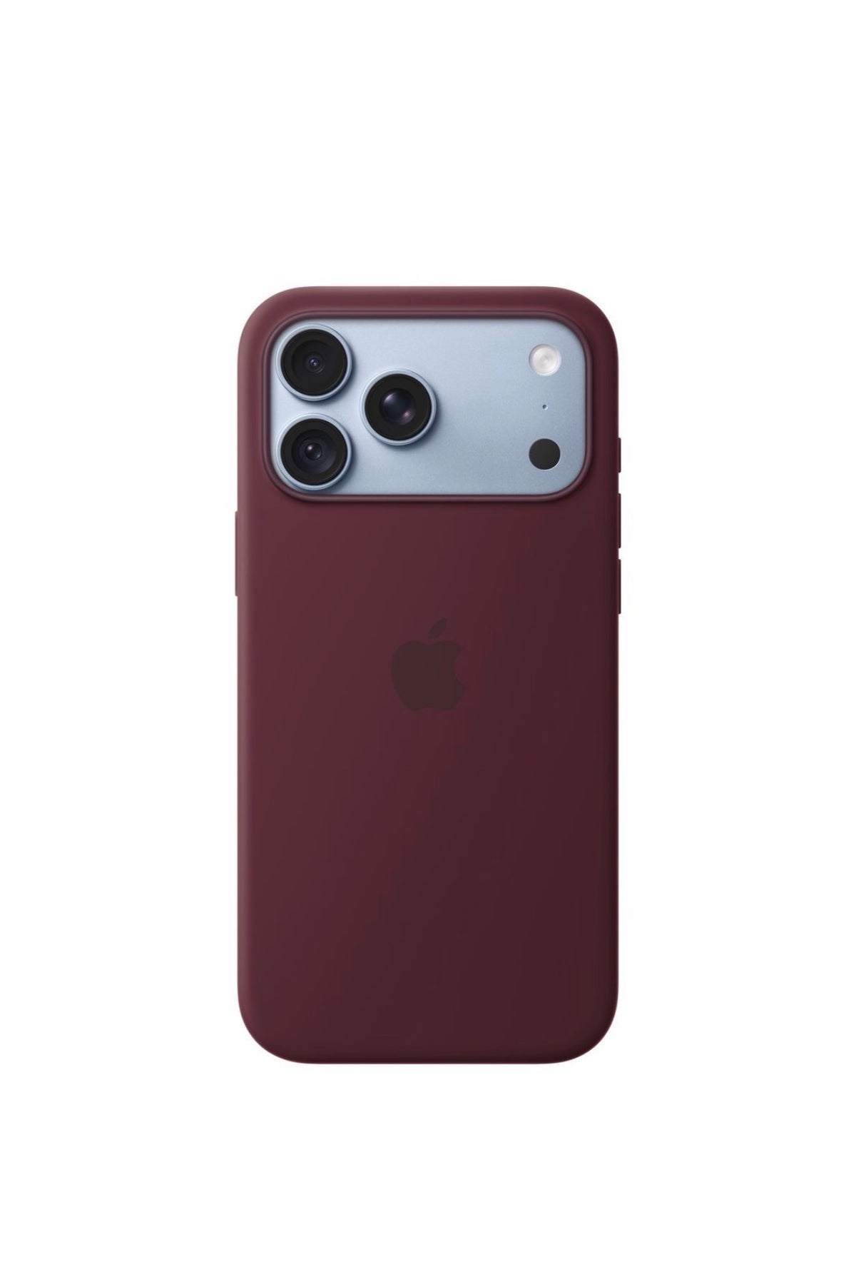 Logo Silicon Case for iPhone 17 Pro / 18 Pro (Burgundy) (Code:5149)