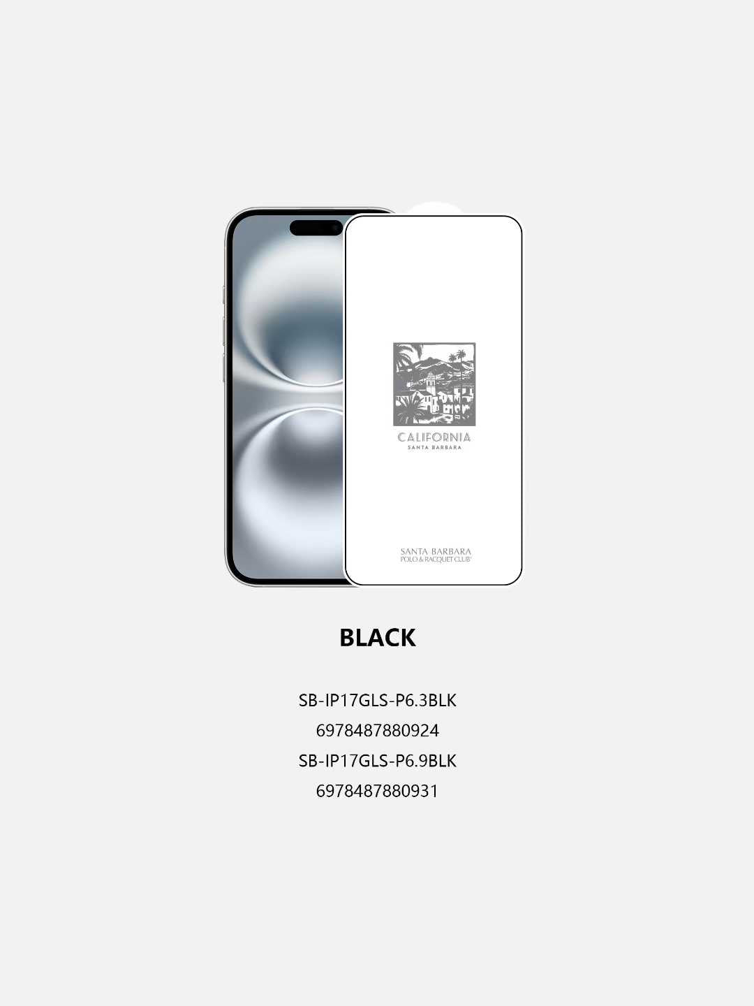 Santa Barbara Polo Raquet Club Ultra HD Clear Tempered Glass Protector for iPhone 17 Pro Max (Clear HD)