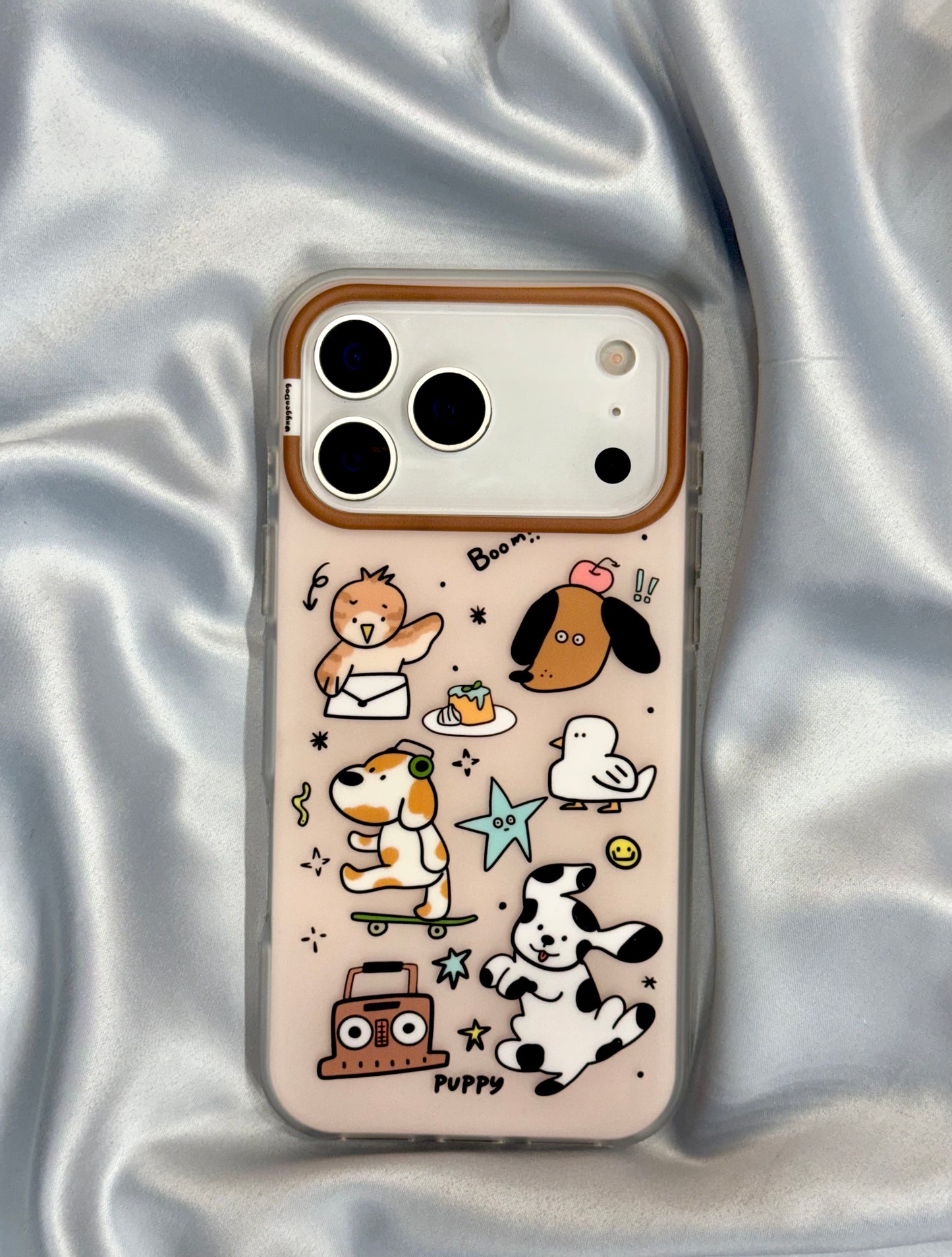 Cartoon Designer Matte Finish Case for iPhone 17 Pro