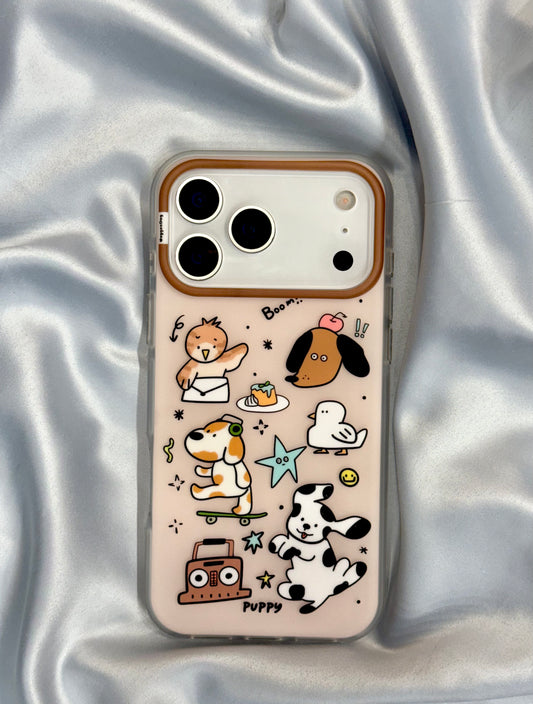 Cartoon Designer Matte Finish Case for iPhone 17 Pro Max