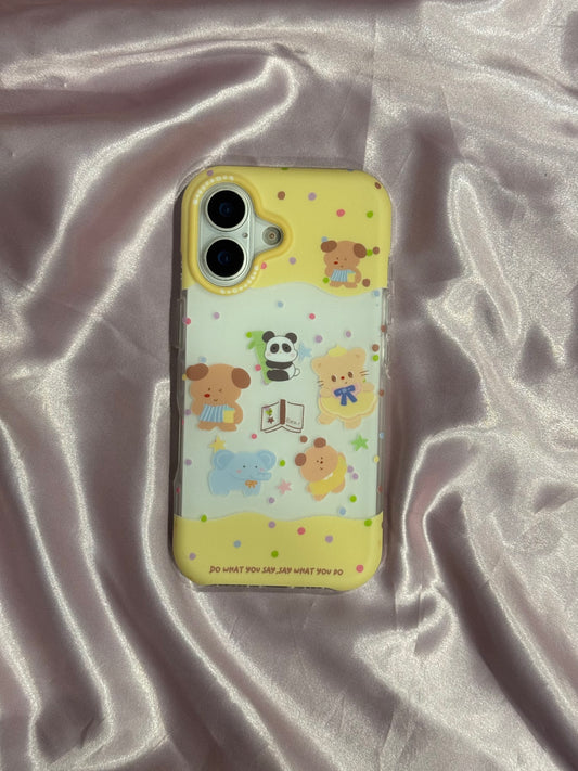 Cartoon Designer Matte Finish Case for iPhone 17