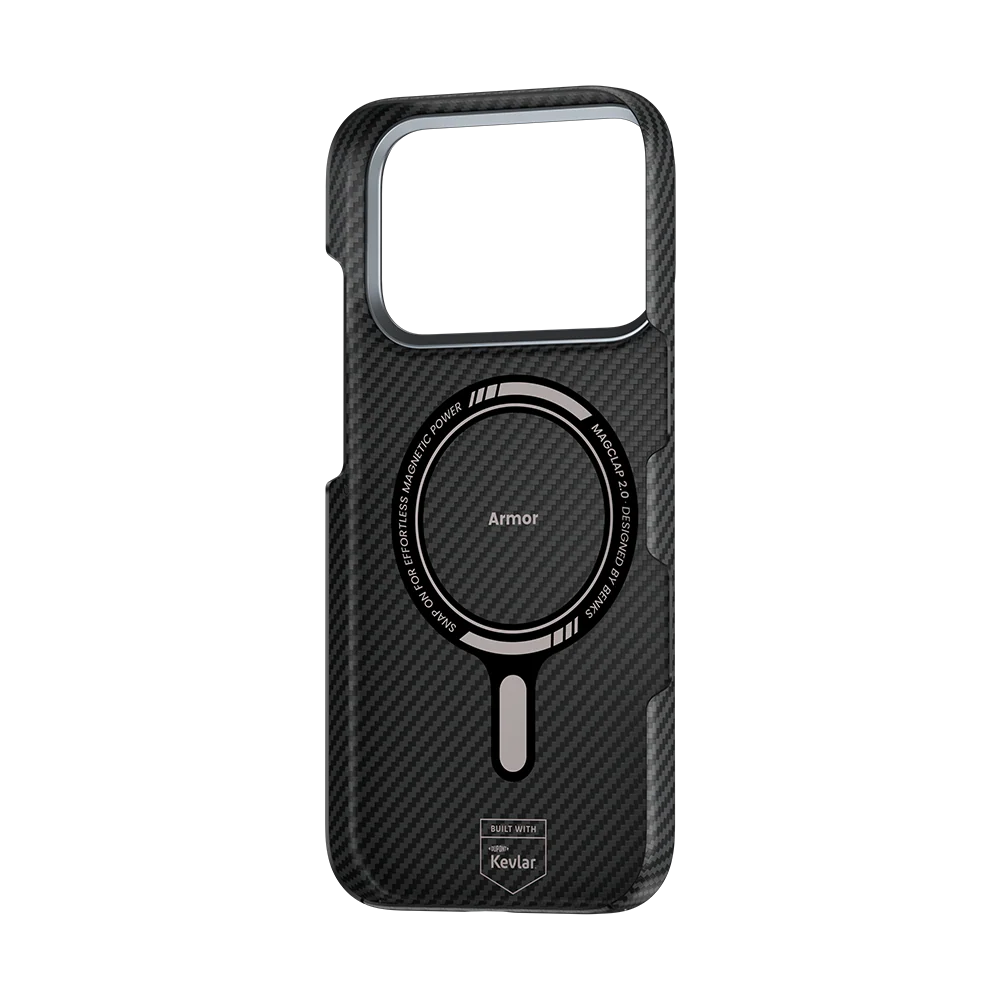 BENKS  ArmorAir Case built with Kevlar® 600 D for iPhone 17 Pro (Black)