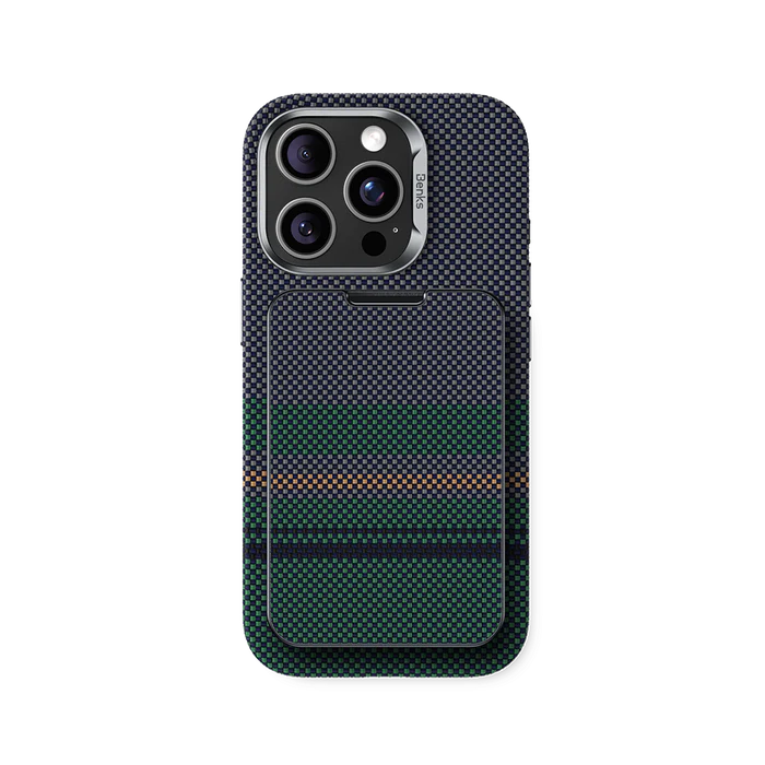 BENKS Armor Go Magnetic Wallet Stand (Blue/Green)