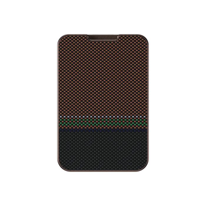 BENKS Armor Go Magnetic Wallet Stand (Brown/Green)